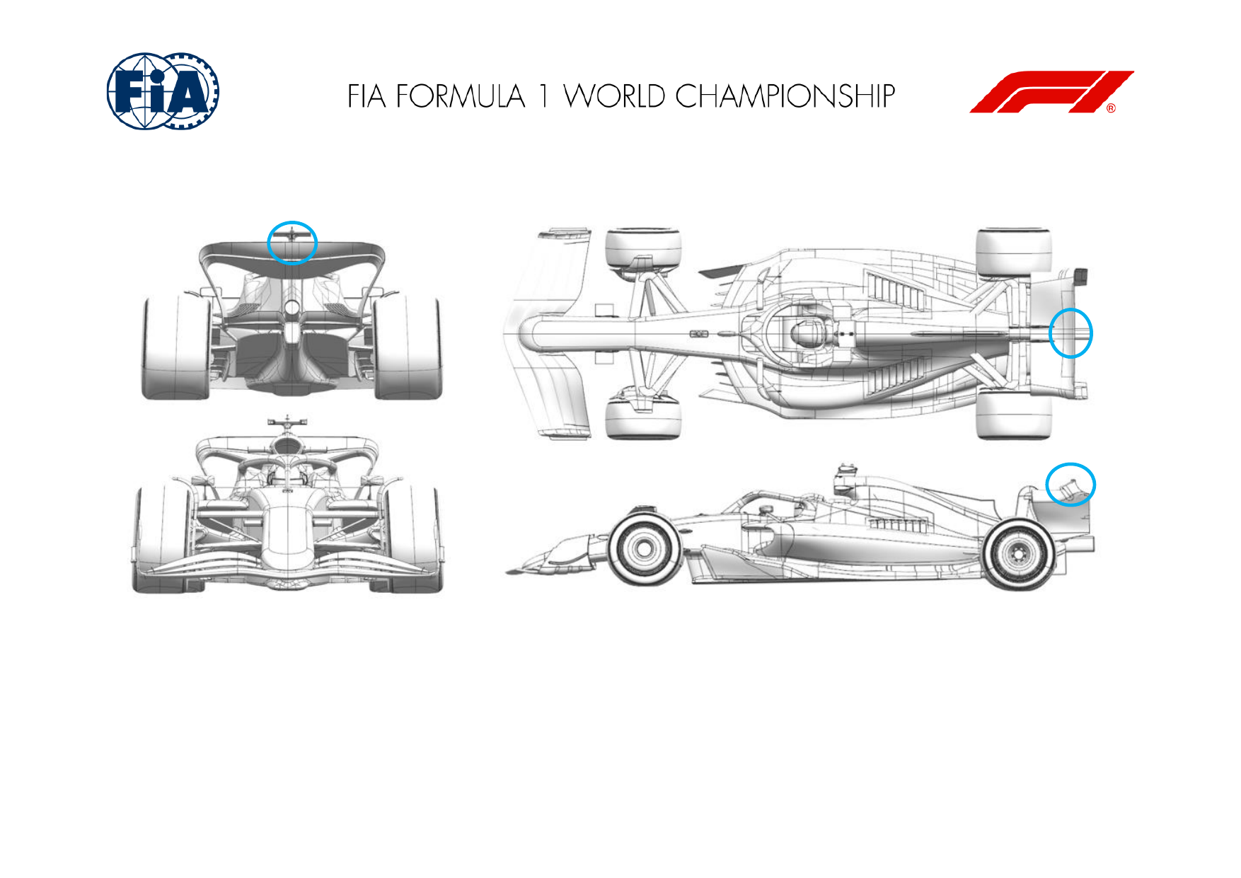 Mercedes-AMG PETRONAS F1 Team technical upgrade diagram