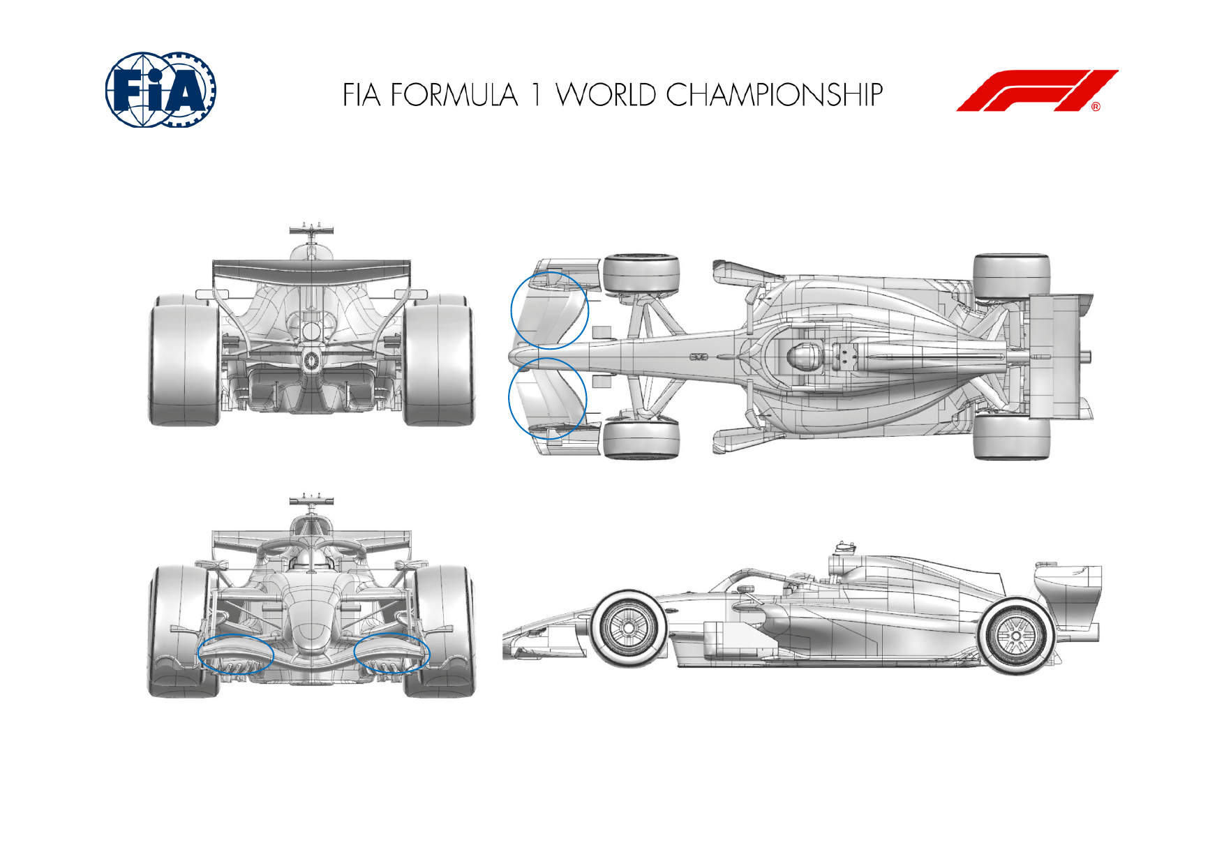 Oracle Red Bull Racing technical upgrade diagram