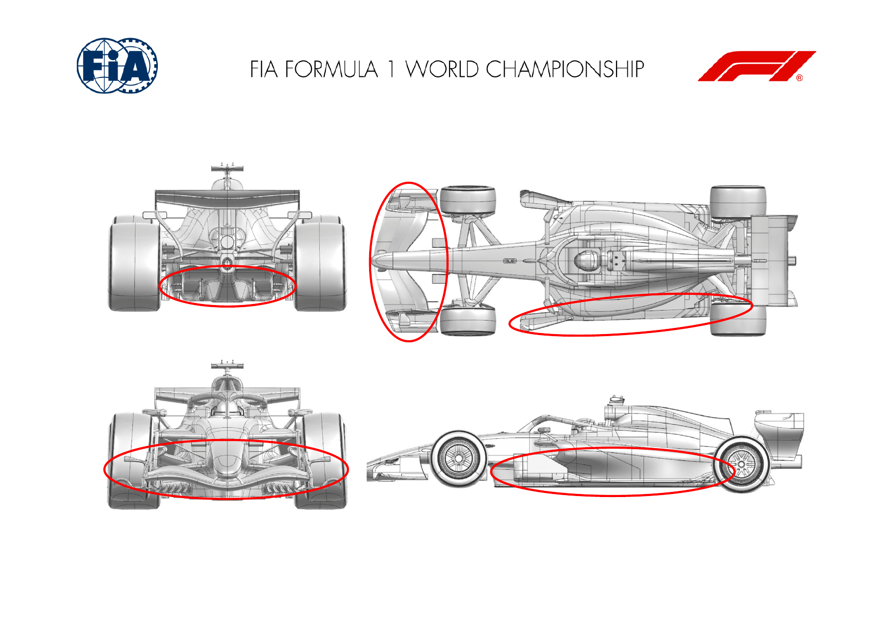 SCUDERIA FERRARI HP technical upgrade diagram